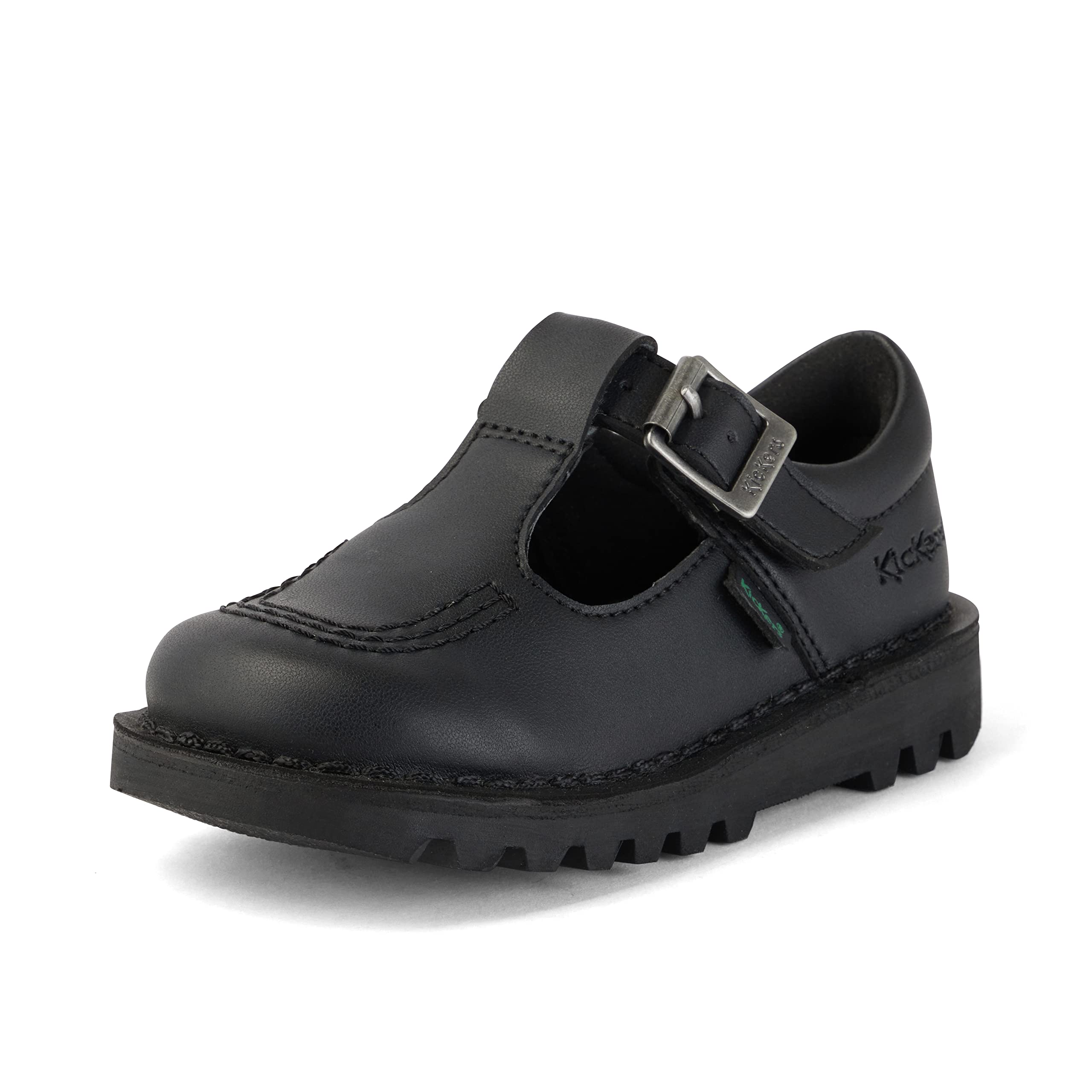 Girl's Kick T Bar Black School Shoes | Classic & Stylish | Extra Comfortable | Premium Quality,