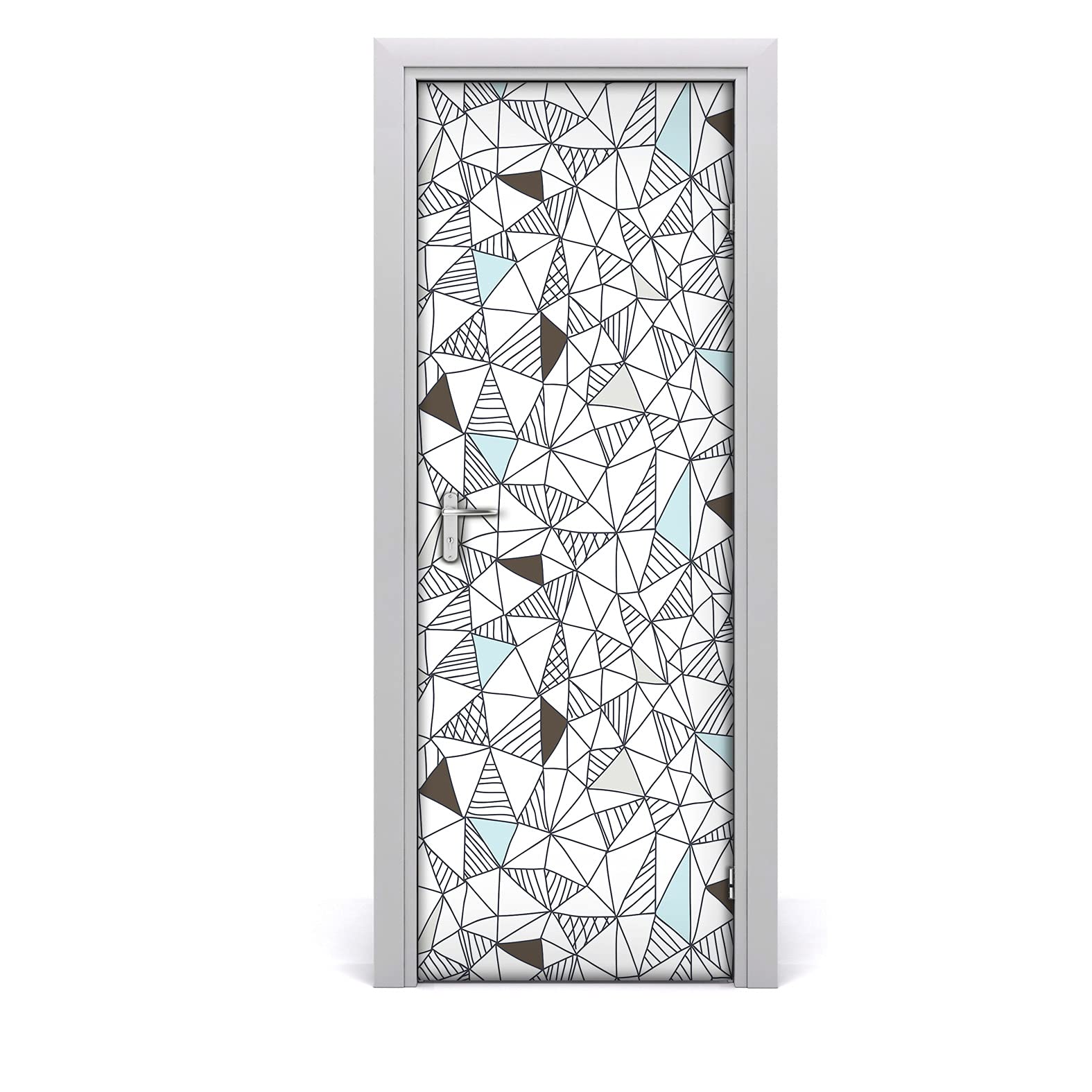 Étiquette imperméable pour la porte de chambre 77x200 déco griffonnage
