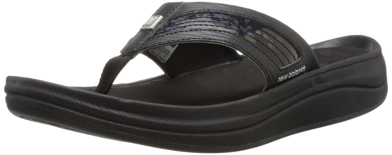 New Balance Women's Revive Thong Sandal Black 6 B(M) US Amazon.in Shoes & Handbags