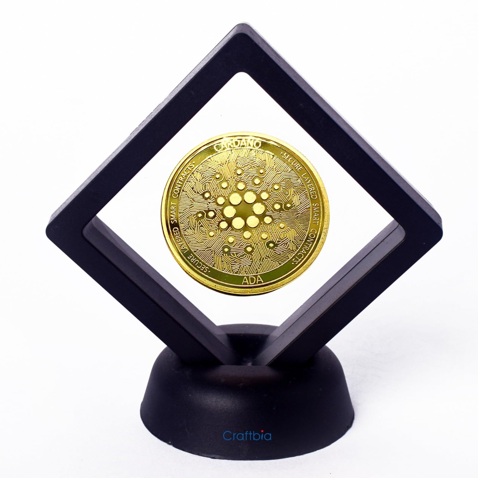 Craftbia®Cardano ADA Coin with Display Item Case, Cryptocurrency Coin, in  Protective Case As Well As Stand,Perfect for Home or Office Decoration :  Amazon.in: Toys & Games