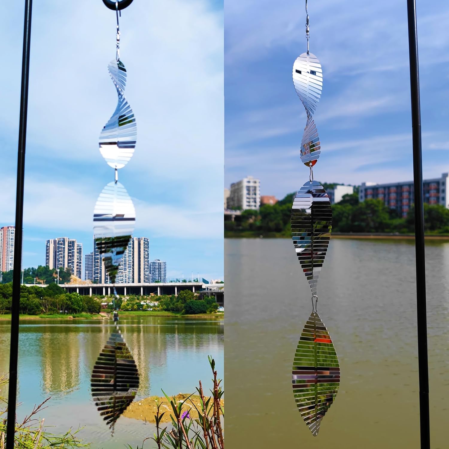 Vogelschreck Aus Edelstahl – 9-teiliges Set Mit Reflektoren, Krähen- & Taubenabwehr Für Garten & Haus