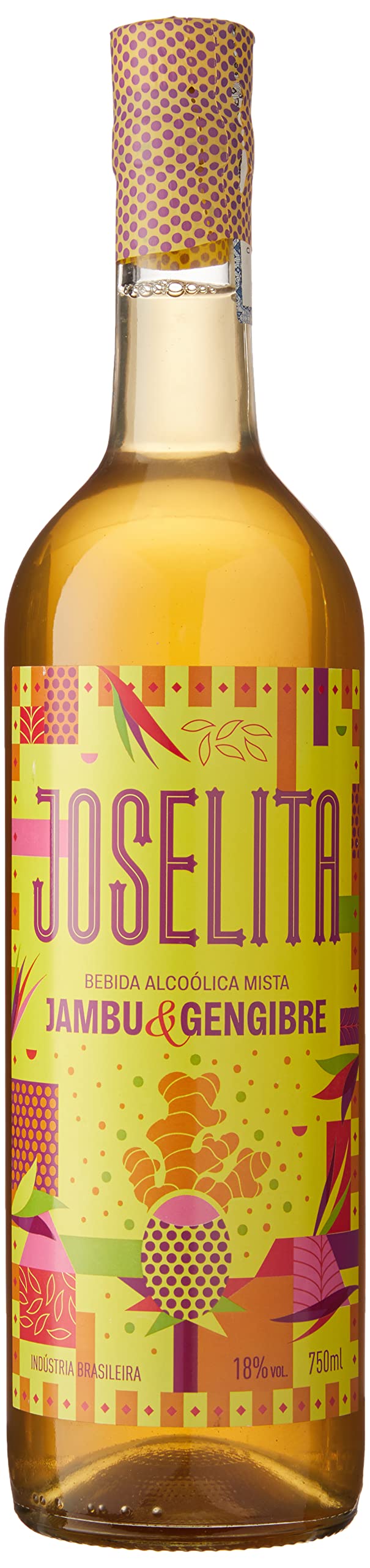 Jós Brasil Joselita - Cachaça De Jambu Com Gengibre Sabor Jambu E Gengibre 750Ml
