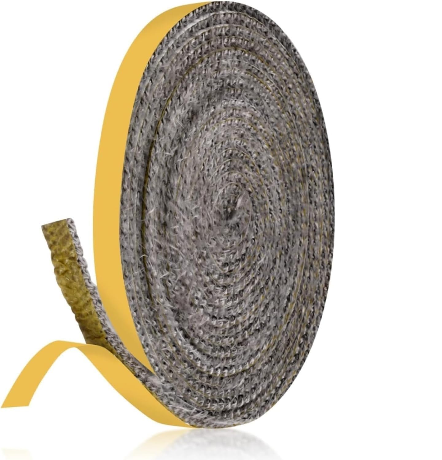 Atjfkywsg One Color High Temperature Resistant Fiberglass Gasket Tape For Stoves And Fireplaces - Self-Adhesive 1/8" Thick Sealing Tape(1Inx79in)