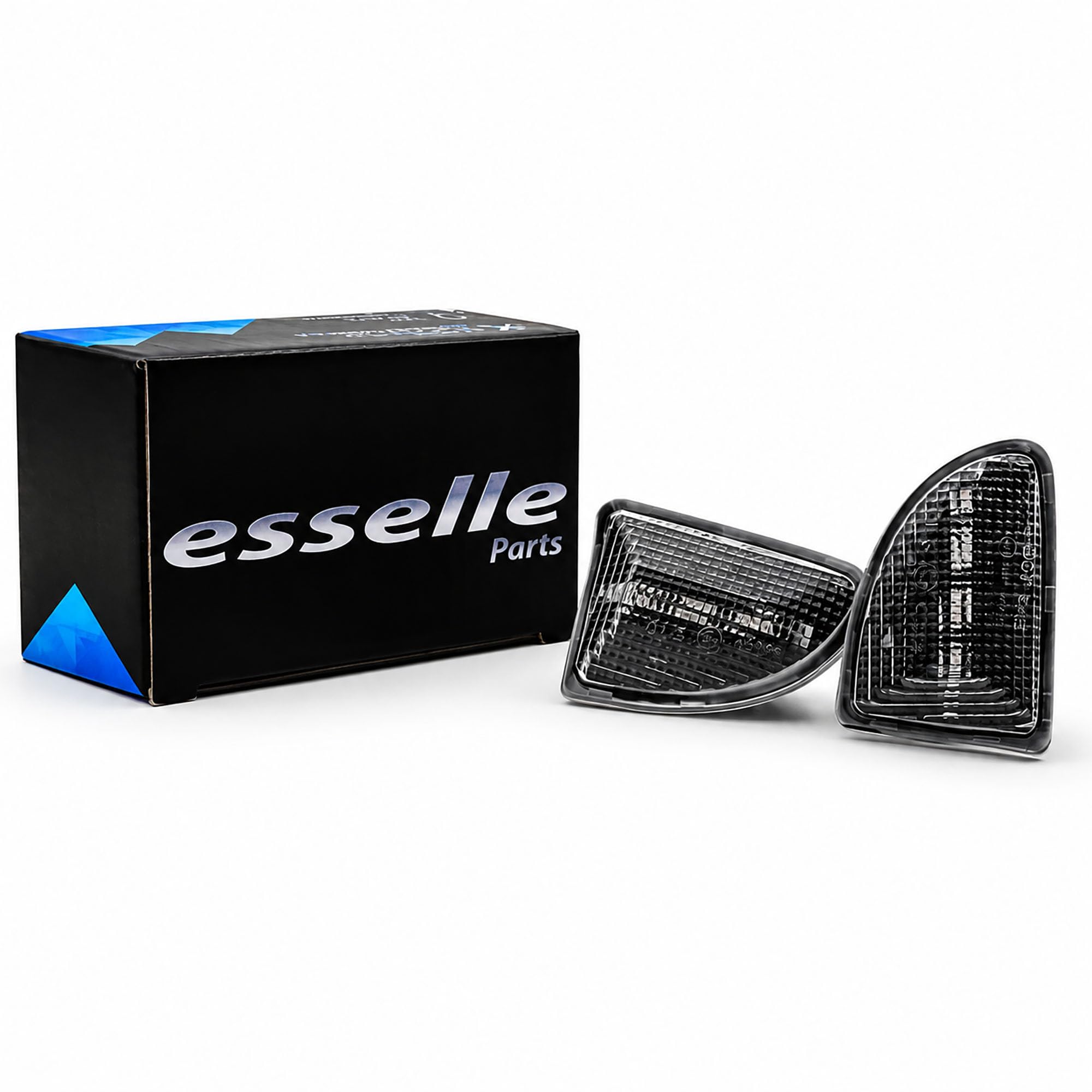 Coppia Frecce Laterali Trasparenti Progressive Dinamiche a LED per Smart Fortwo 451, Plug and Play Canbus Nessun Errore