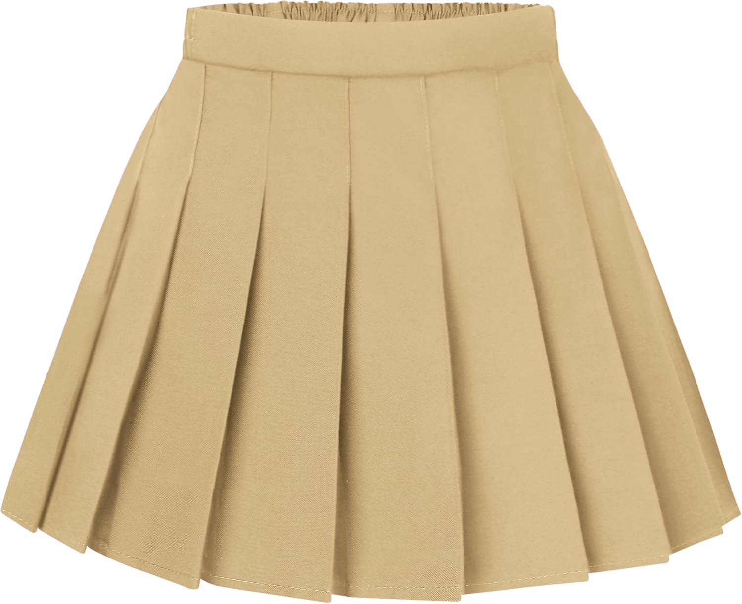 KEREDA Girls Pleated Mini Skirt High Waist Tennis School Uniform Skirts 4-14 Years