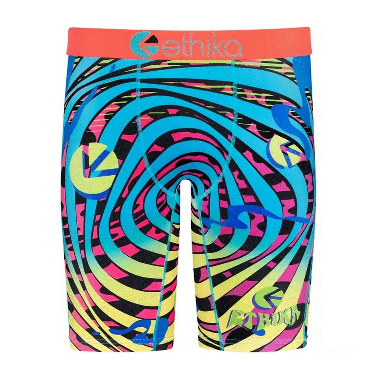 Ethika Mens Boxer Brief Black Light