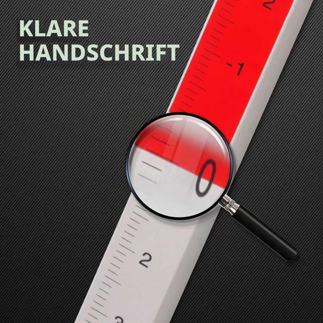 Laser-Grade-Stab, Laser-Wasserwaage für Rotationslaser mit Schnellverschluss-Aluminiumstab zum Messen