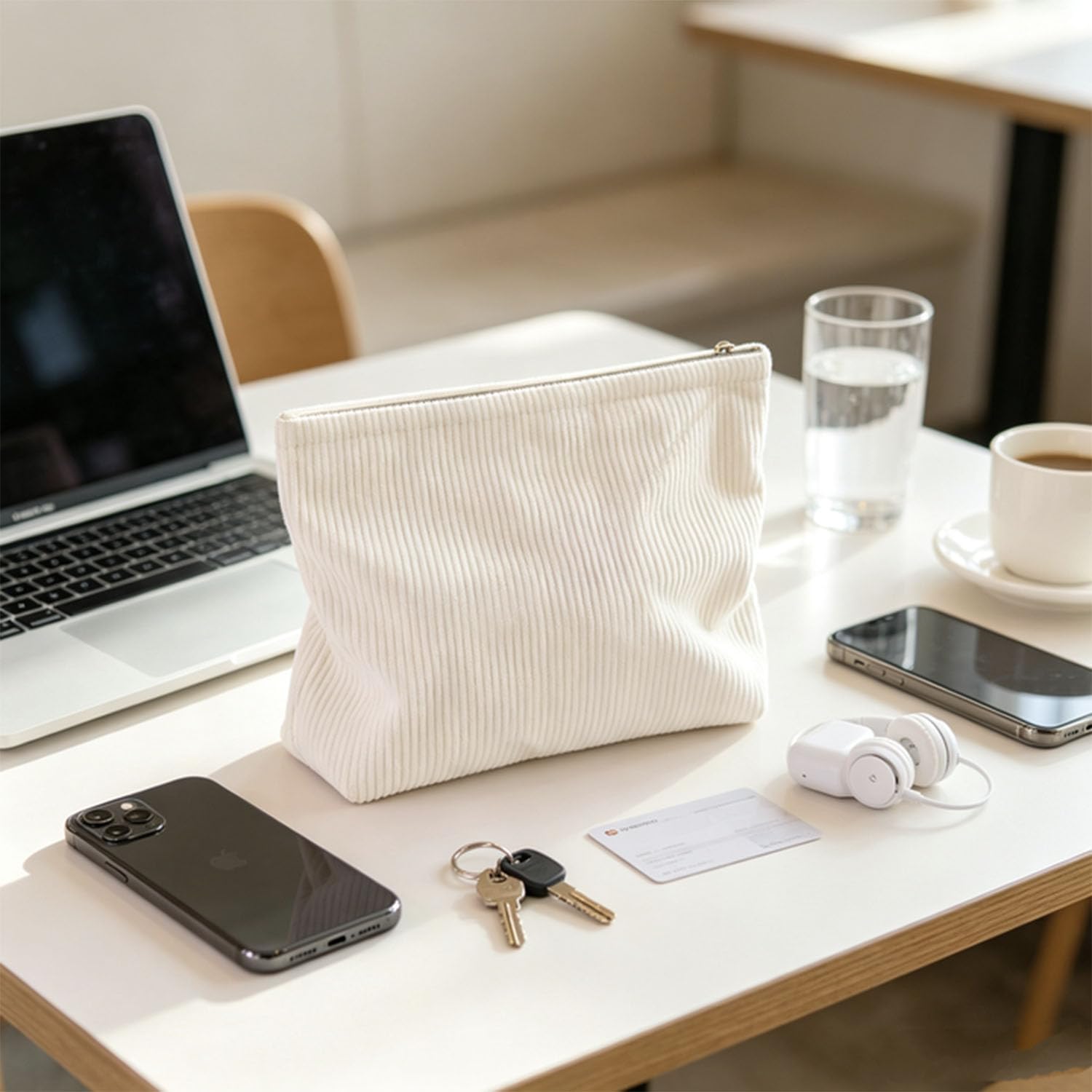 4 bolsas pequeñas de maquillaje para viajes y viajes de negocios