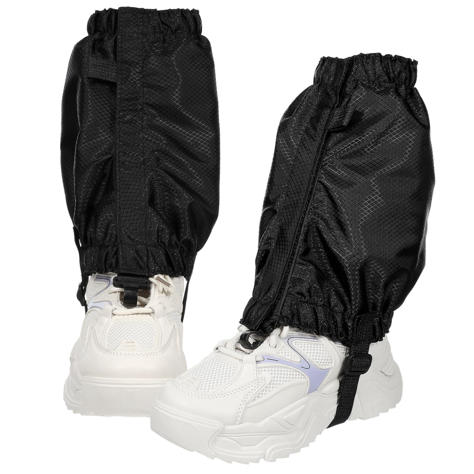 Veemoon Breathable Snow Gaiters for Men Hiking Foot Cover Leg Elastic Cord for Outdoor Activities