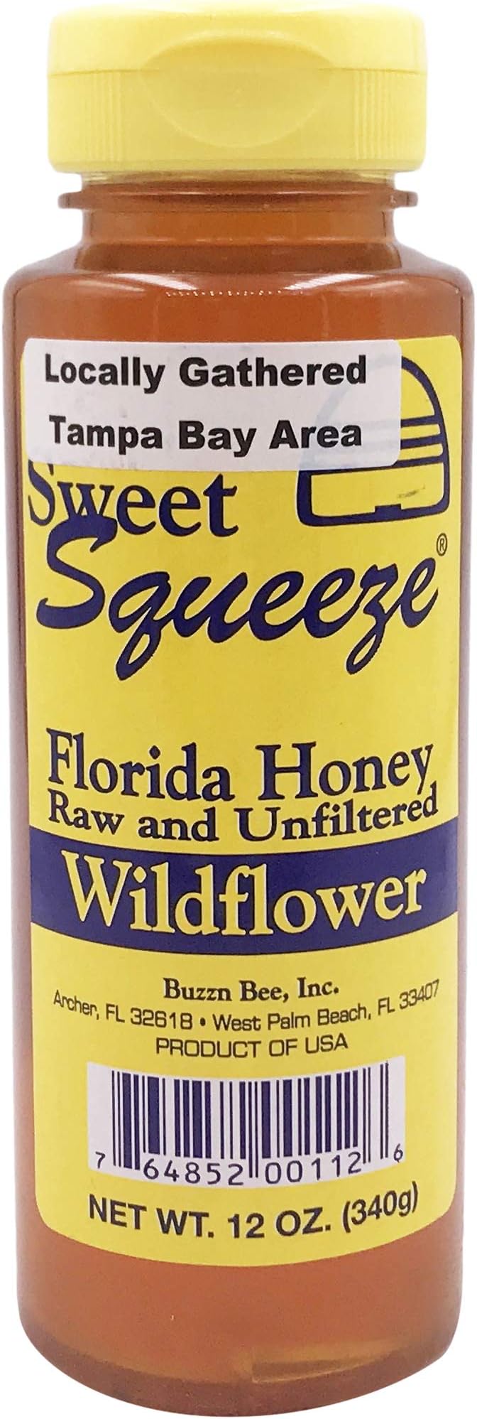 Buzzn Bee Raw Florida Honey - Unpasteurized and Unfiltered (Wildflower, 75 Pound)