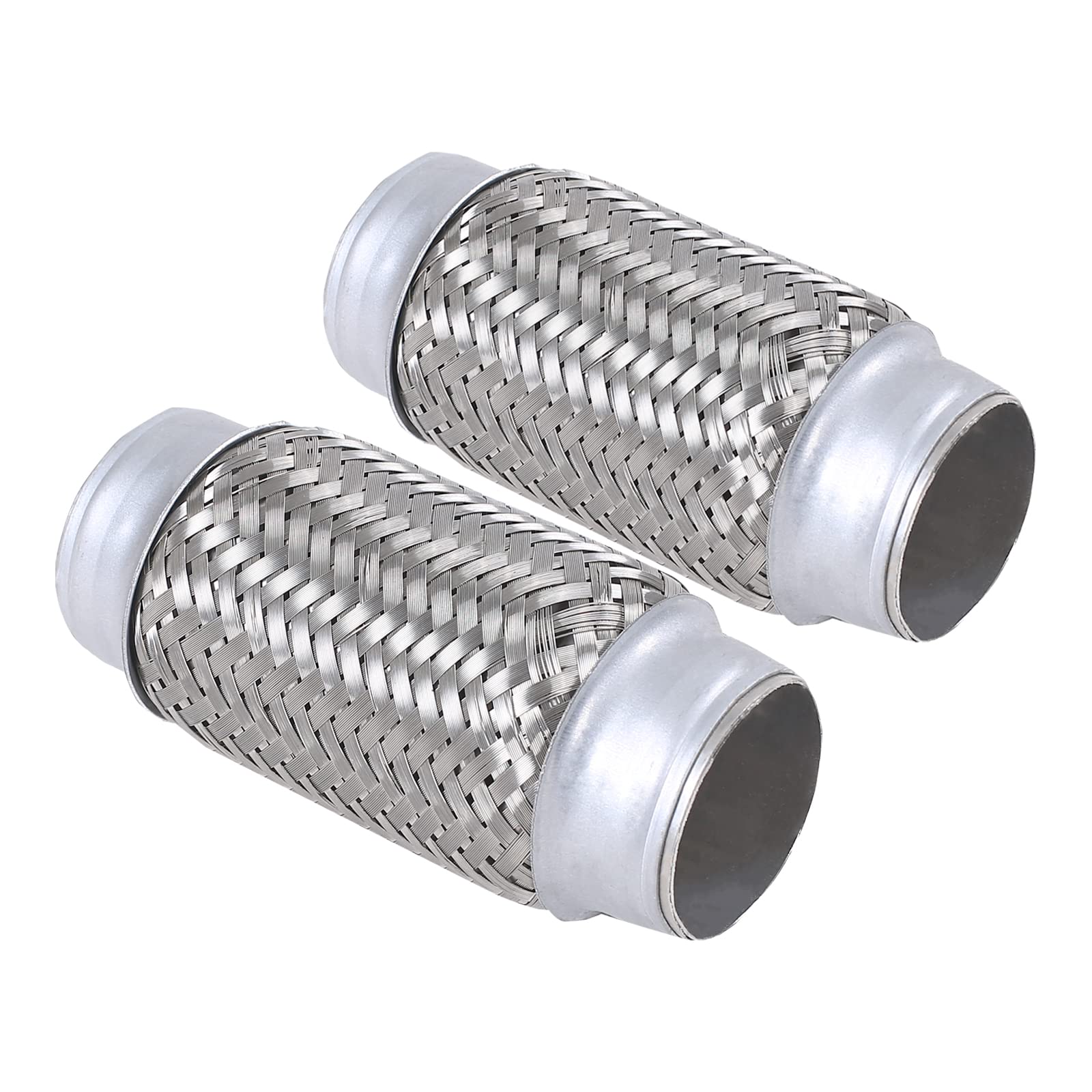 Amazon.com: FGJQEFG 2PCS Exhaust Flex Pipe Stainless Steel Double