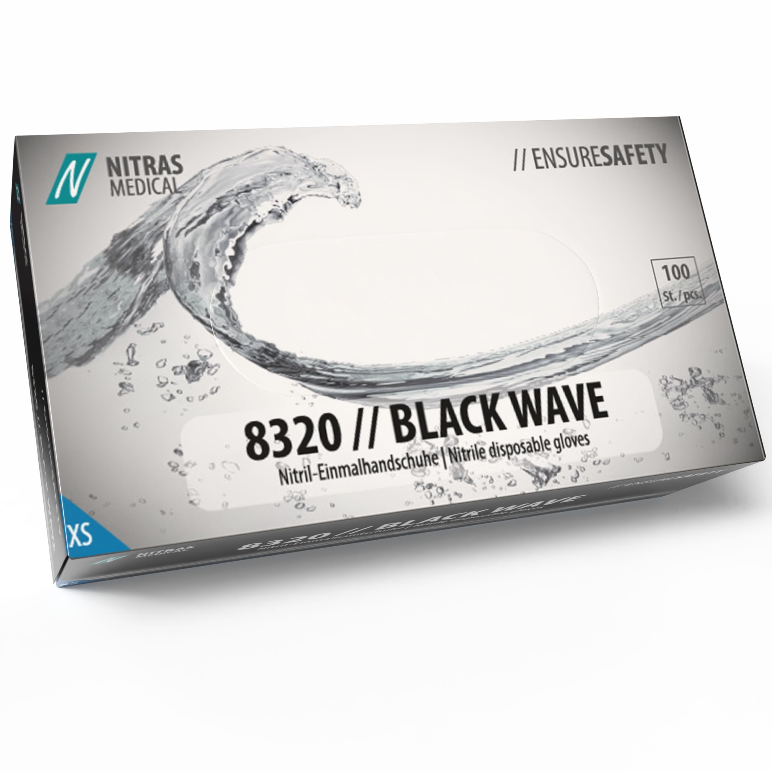 Nitras 8320 BLACK WAVE Einmalhandschuhe