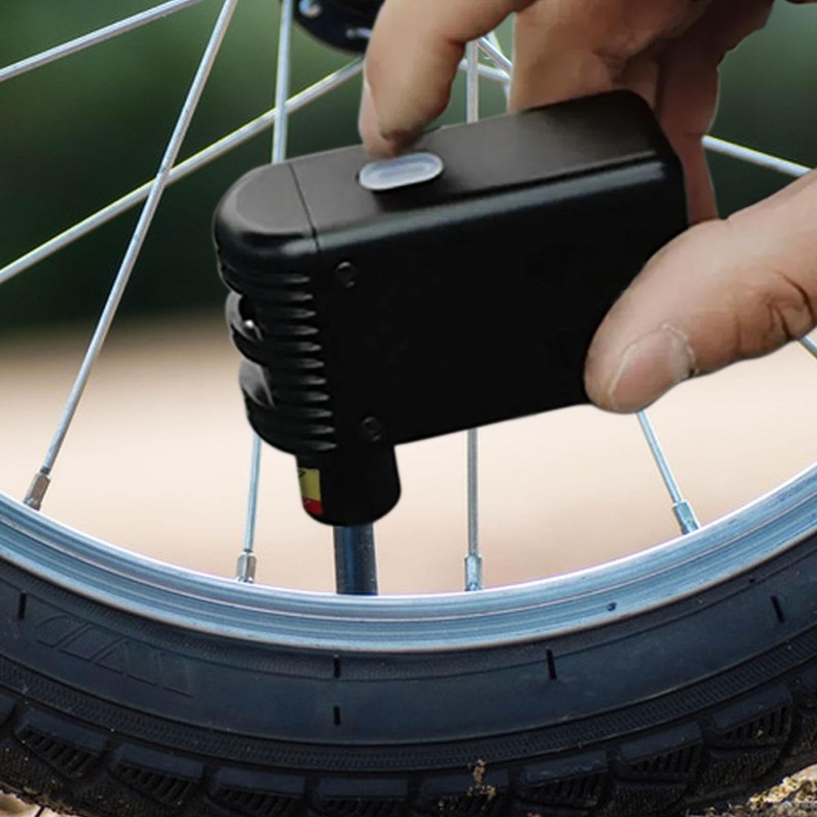Pompa Per Bicicletta Compressore Elettrico Miniaturizzato Per Ruote | Gonfiatore ad Aria Elettrico per Ruote per Palloni, Biciclette, Motocicli, Viaggi, Attività all'Aperto e Pendolarismo