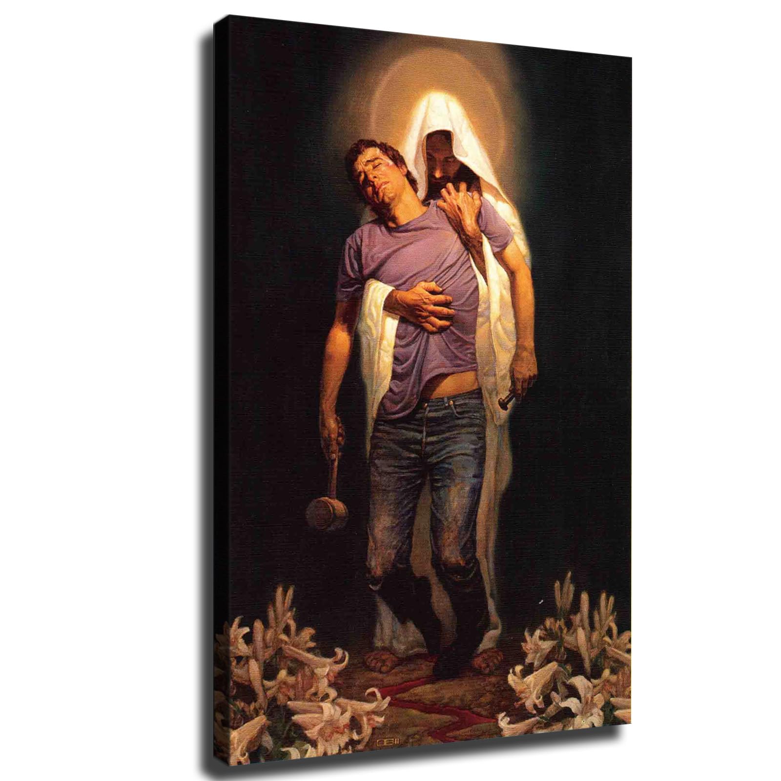 Amazon.com: Thomas Blackshear II - Forgiven Jesus Christ Poster