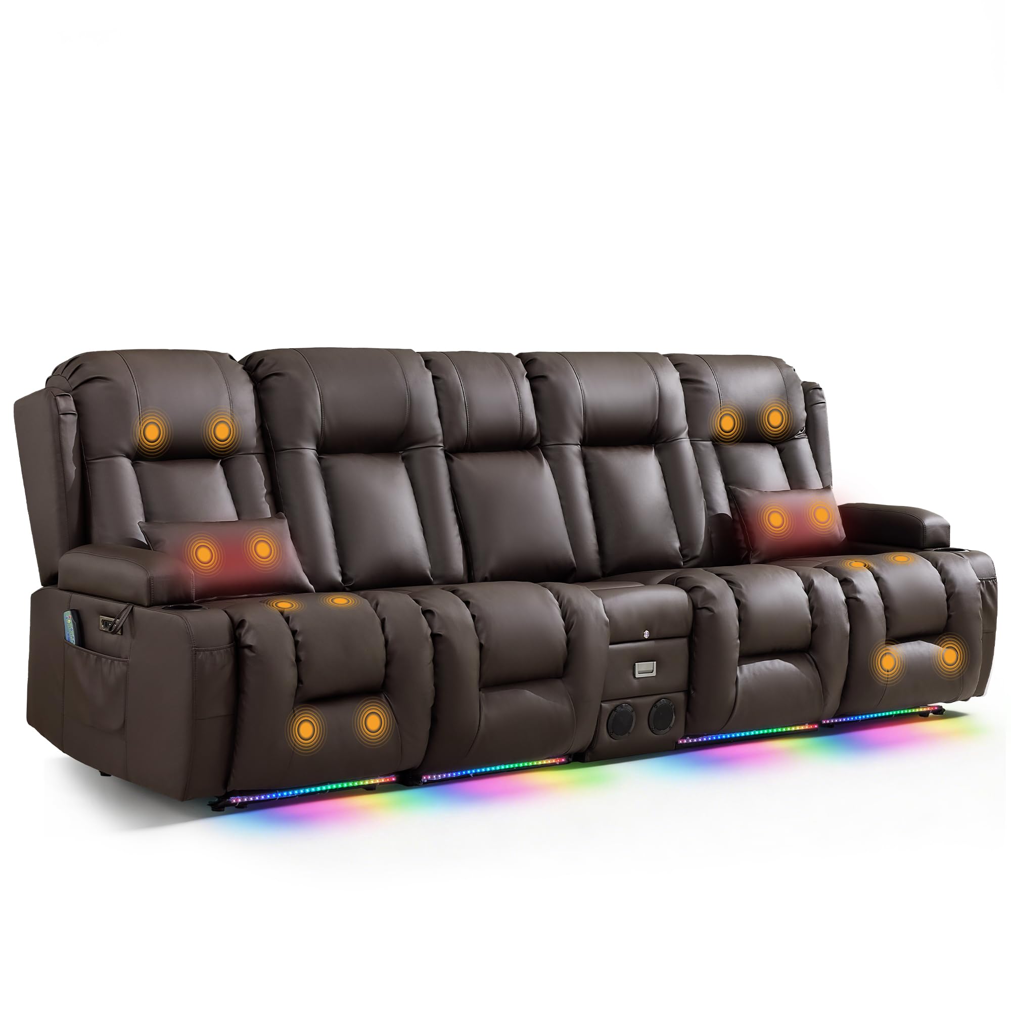 TUNYI Power Loveseat Recliner