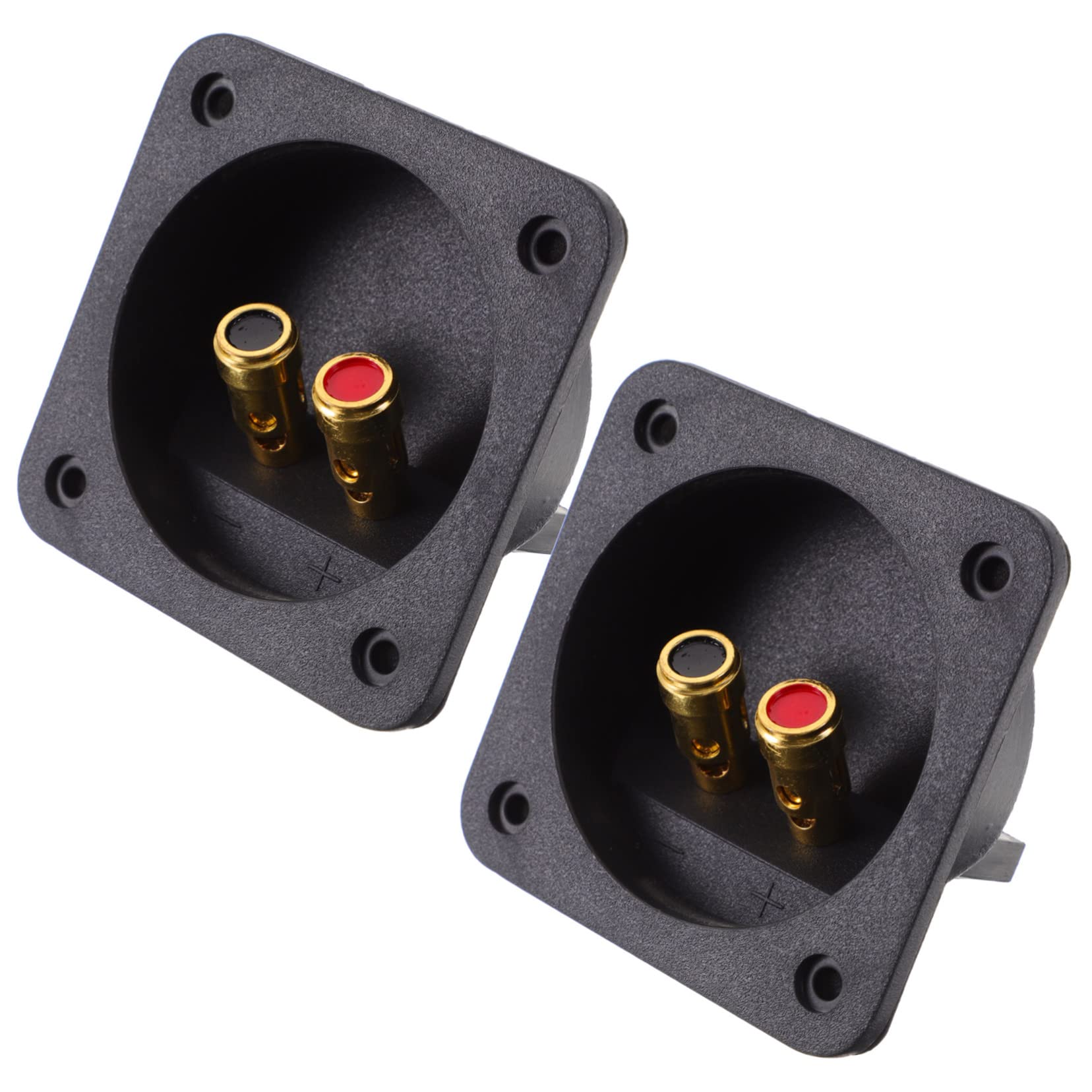 Terminal de conectores para altavoz en caja de ABS de 2 piezas para equipos de audio inalámbricos 8