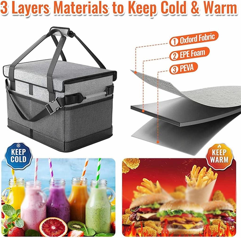 Picnic Basket Foldable Barbecue Tool Storage Bag Outdoor Camping Box image 4