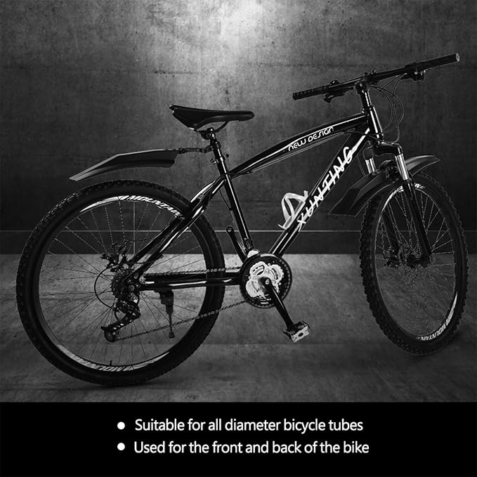 Guardabarros para Bicicleta Fat Bike Kuuleyn Juego Delantero Trasero PP miniatura 5