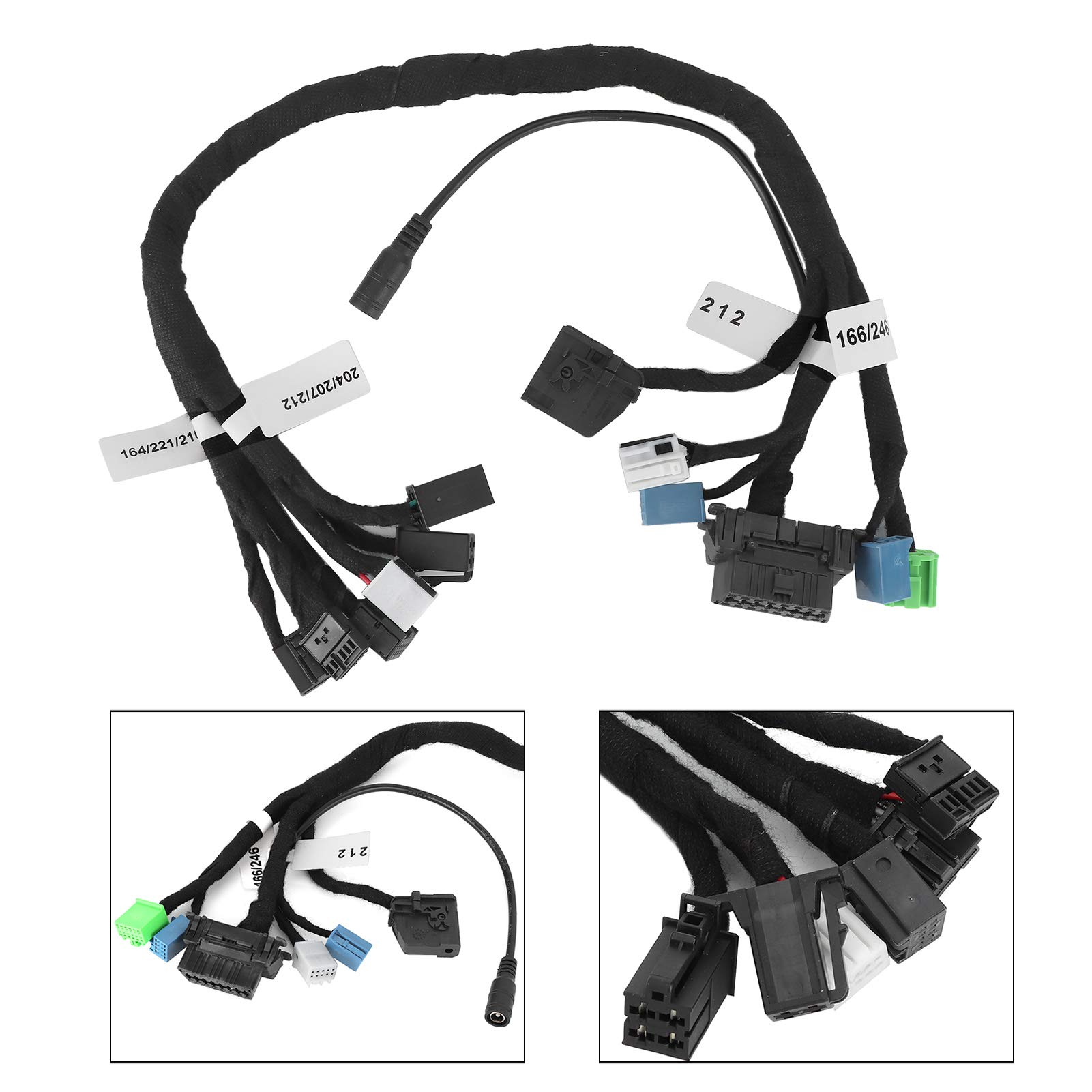 Cable de prueba 5in1 EIS ELV, línea de prueba automática Plug and Play Trabajo de mantenimiento de automóviles para Benz