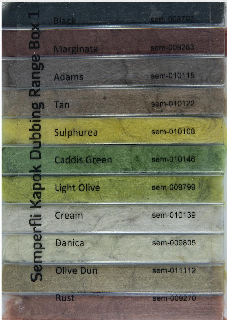 Semperfli Kapok Dubbing Full Selection