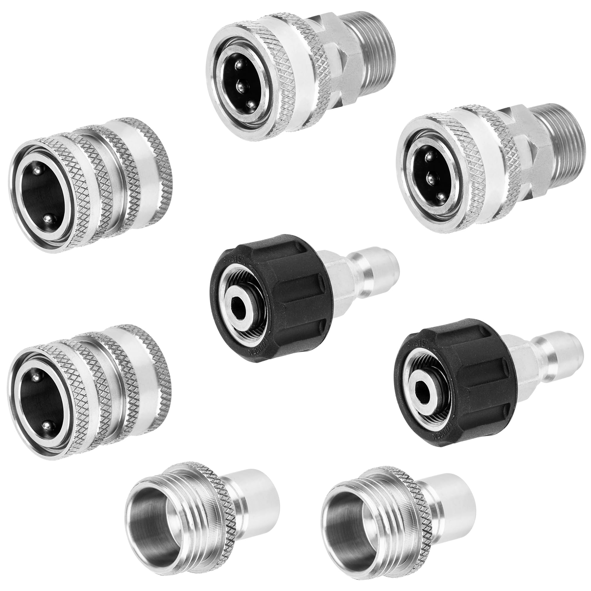 POWER TOWNPressure Washer Adapter Set, M22 14mm, 8 Pieces
