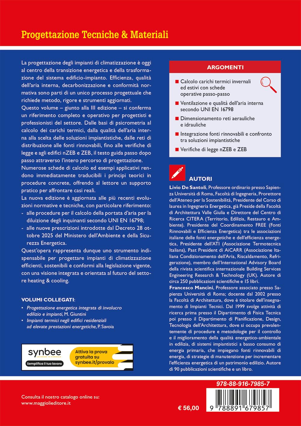 Progettazione degli impianti di climatizzazione. Con focus su integrazione impianti fotovoltaici e rinnovabili. Ediz. ampliata