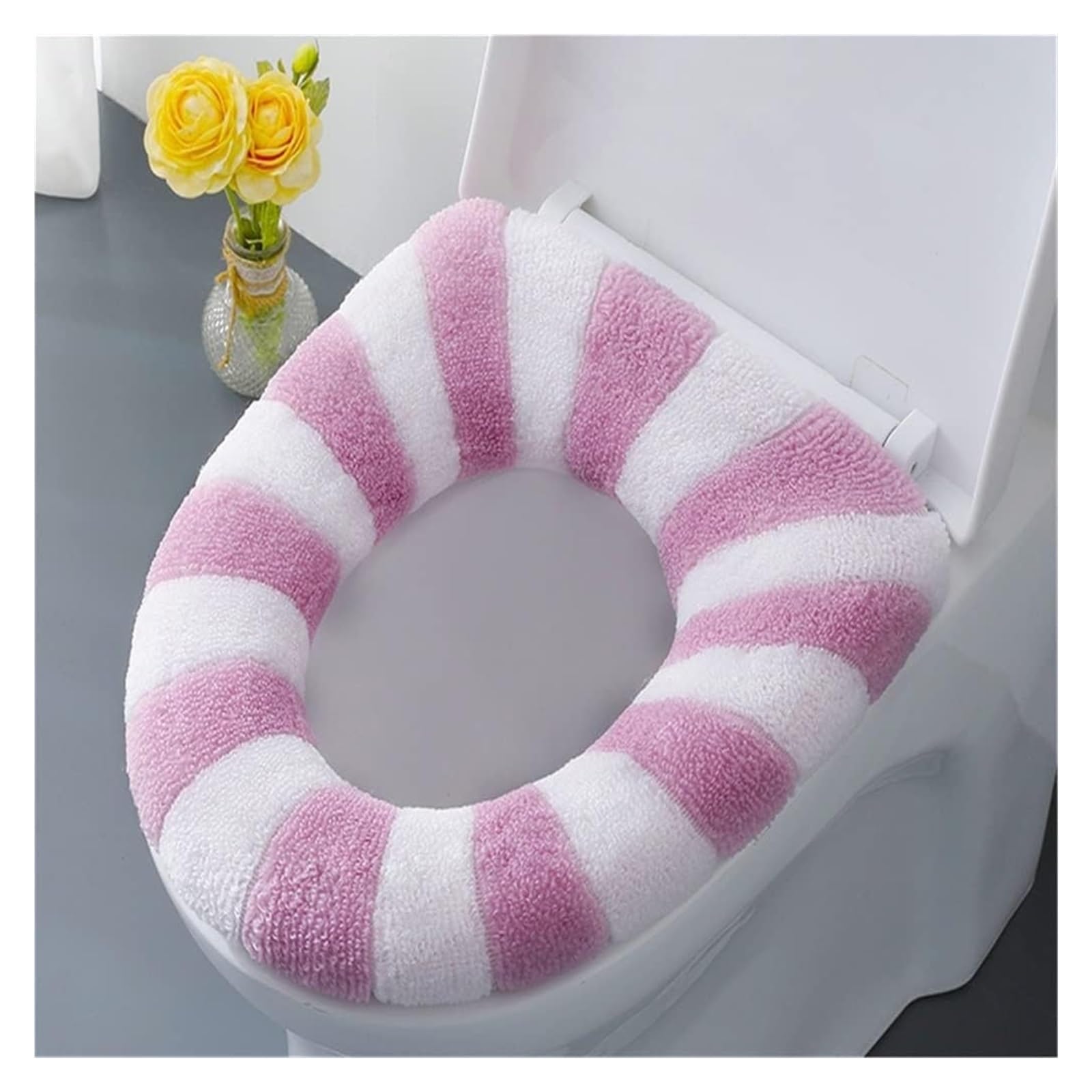 Kfgisd Purple Cushionhome Decor Cover Toilet Lid Accessories Universal Cover ，Toilet Seat Covers(Purple)