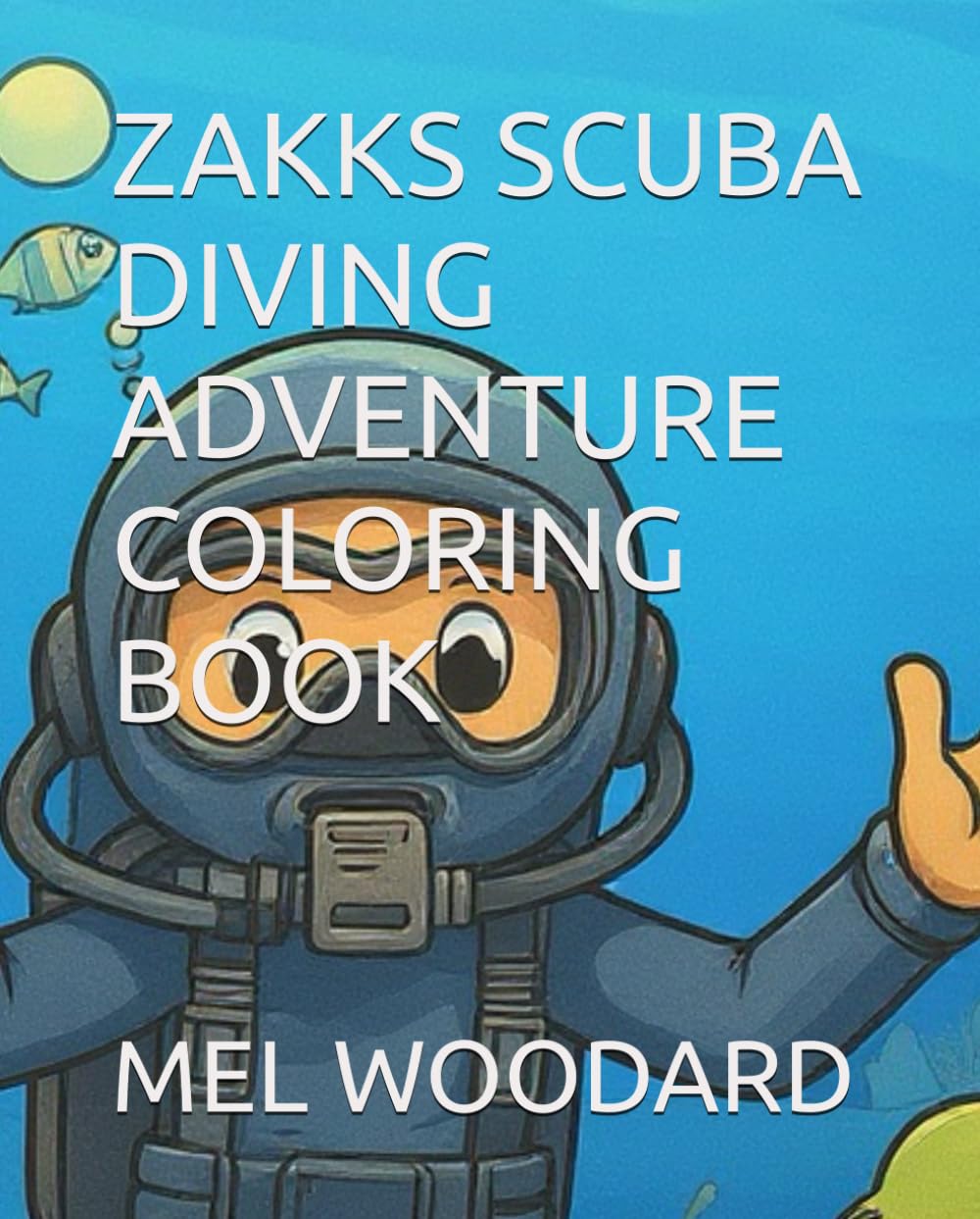 ZAKKS SCUBA DIVING ADVENTURE COLORING BOOK