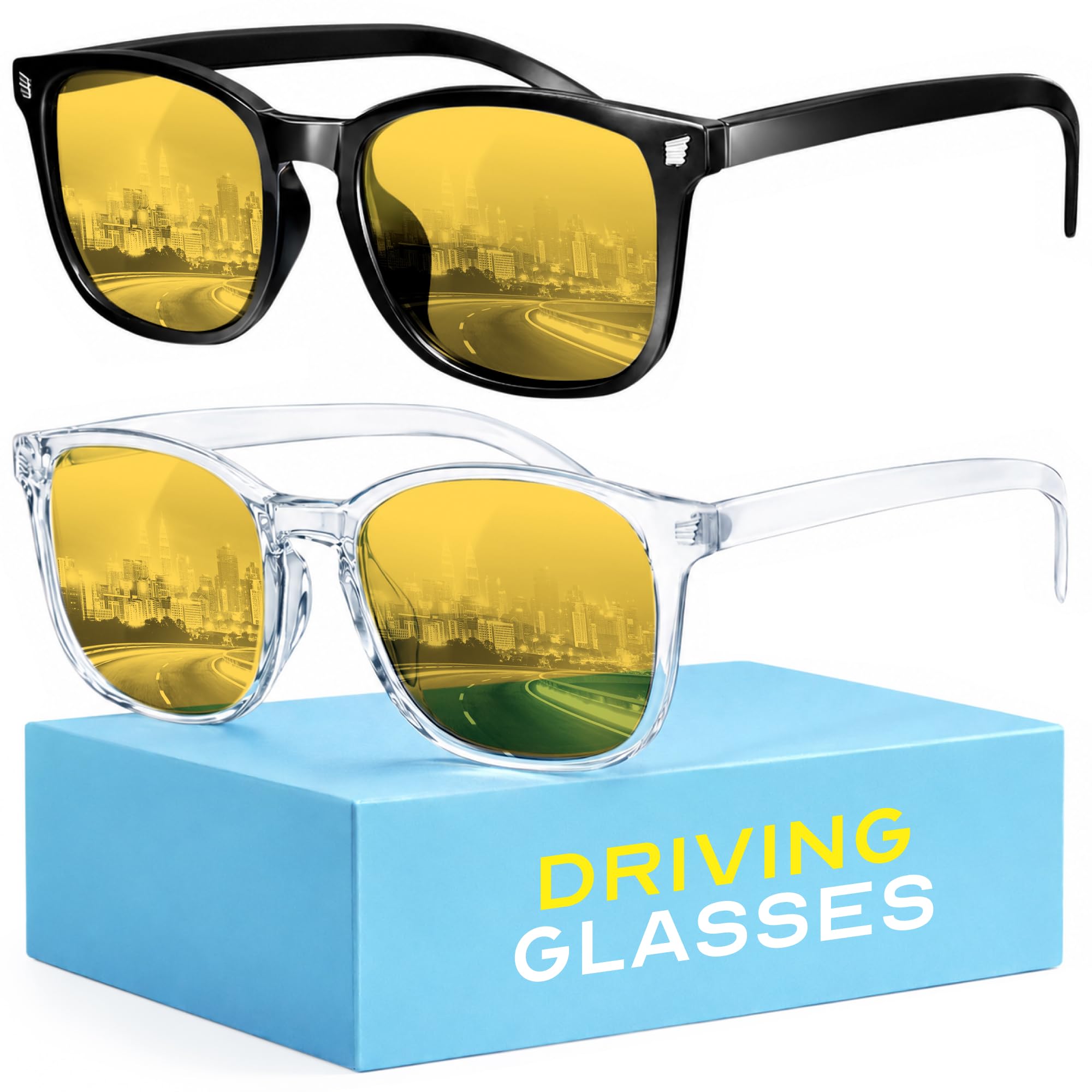 livho High Tech Blue Light Blocking Night Driving Glasses