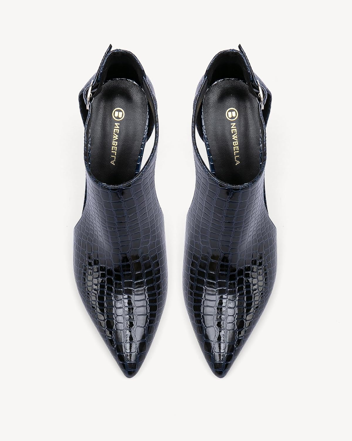 NEWBELLA Women's Closed Instep Hollow Pumps - Pointed Toe Heeled Sandals with Stiletto Heel, Versatile Casual High Heels for Everyday Wear & Commute - Image 7