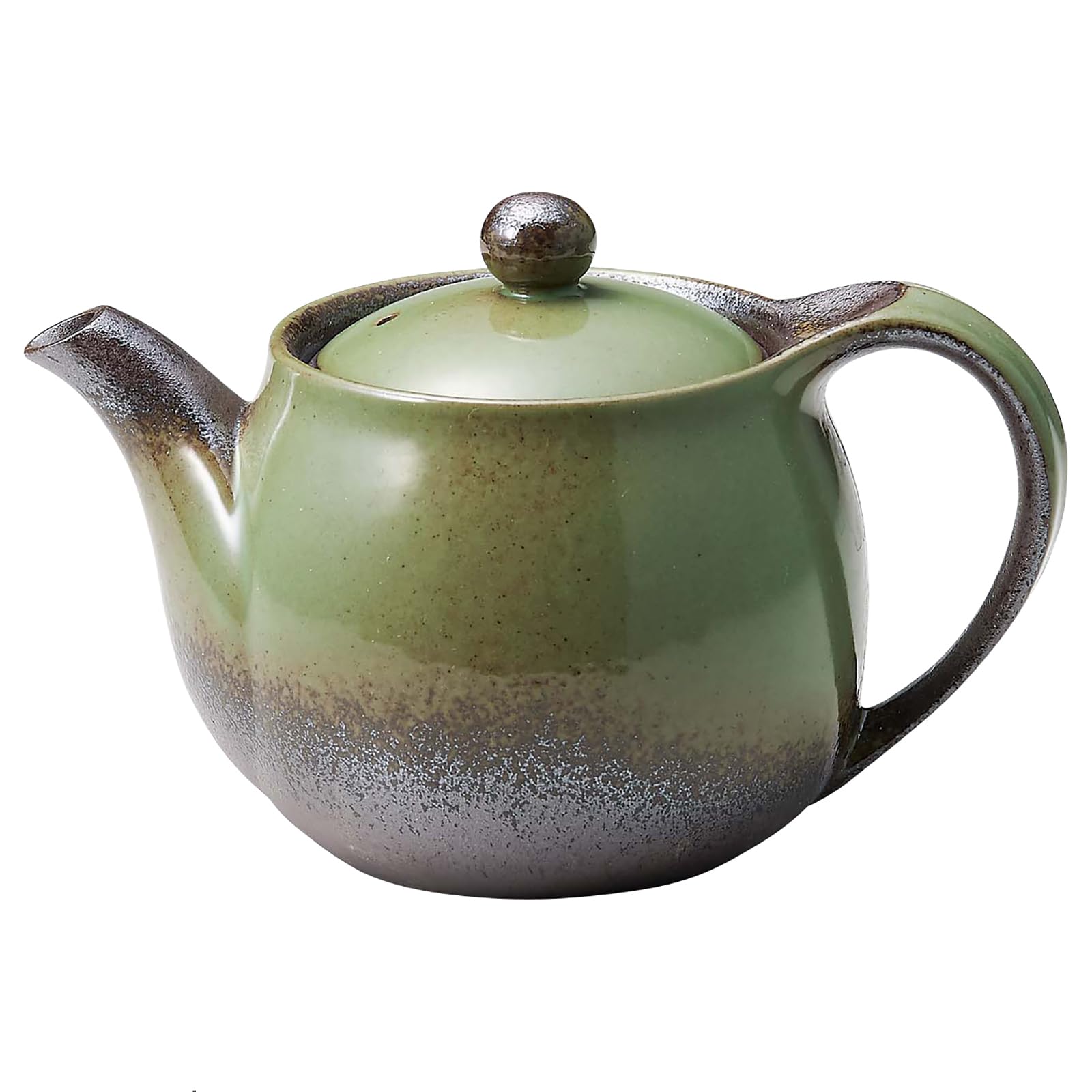 Banko Ware 18367 Large Pour Pot, Teapot, Large Capacity, For 2 to 3 People, Capacity Approx. 14.2 fl oz (420 ml), No. 2, Forest, Made in Japan