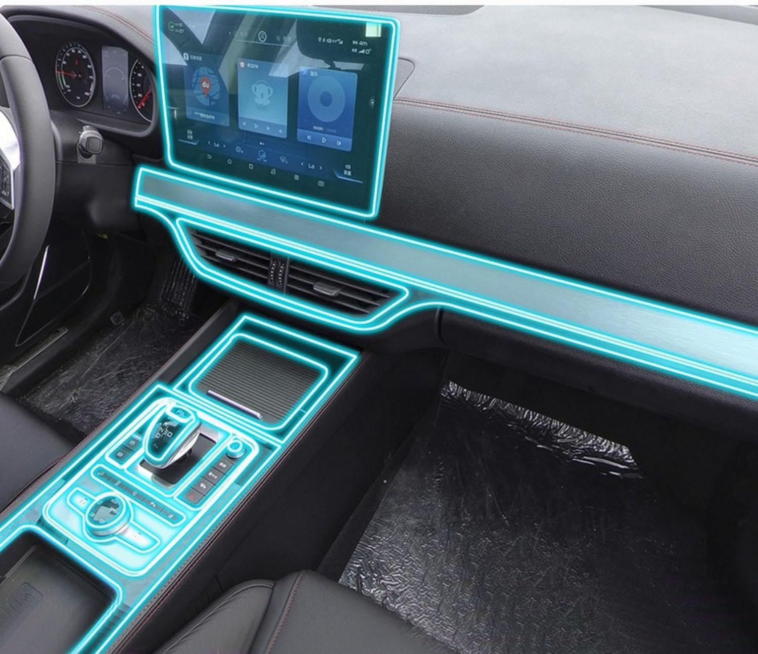 Film intérieur BYD Tang DM anti-rayures protection TPU transparente