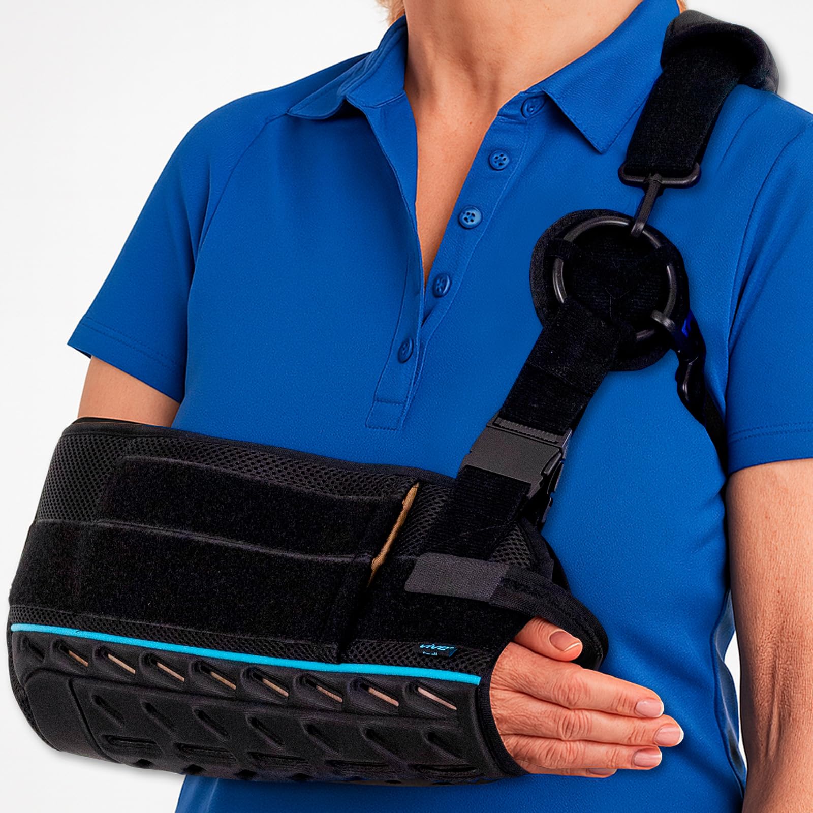 Vive Shoulder Sling with Abduction Pillow - Rotator Cuff Sling and Shoulder Immobilizer - Pain Relief After Surgery
