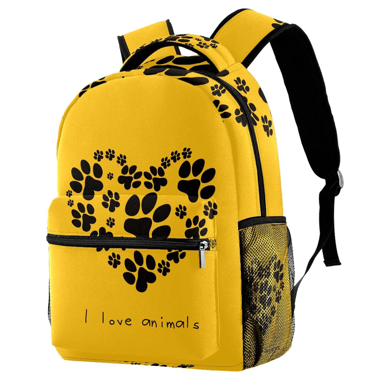 Mochila para portátil de viaje grande con estampado de perro 7
