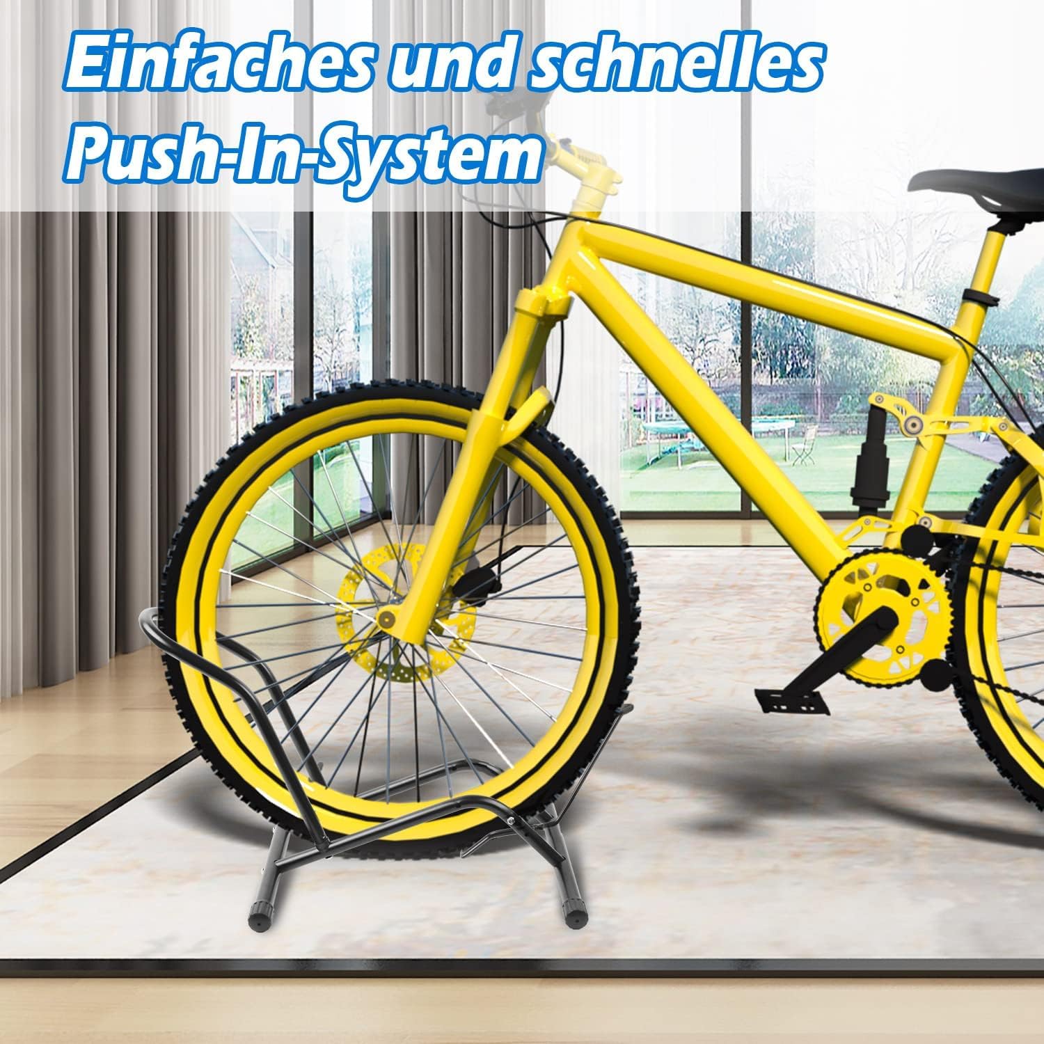 MaxAwe Lot de 2 béquilles autoportantes pour vélo - Pour tous les vélos de 16" à 29" - Noir