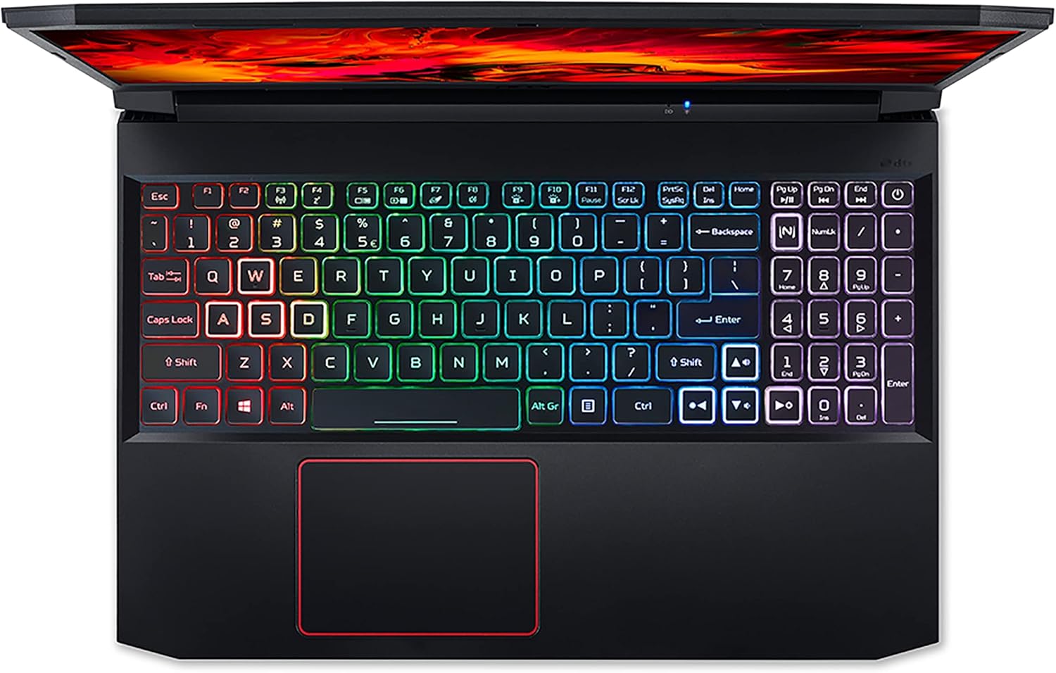 Acer Nitro 5 AN515-55-55DW Notebook Gaming, Processore Intel Core i5-10300H, Ram 8 GB DDR4, 512 GB PCIe NVMe SSD, Display 15.6 FHD IPS 144 Hz LED LCD, NVIDIA GeForce RTX 3060 6 GB, Windows 10 Home