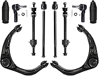 Vista 66 de Detroit Axle - Kit de suspensión delantera RWD de 10 piezas para Chevy GMC Silverado Sierra 1500 1999-2006, 2 brazos de control superior, 2 rótulas