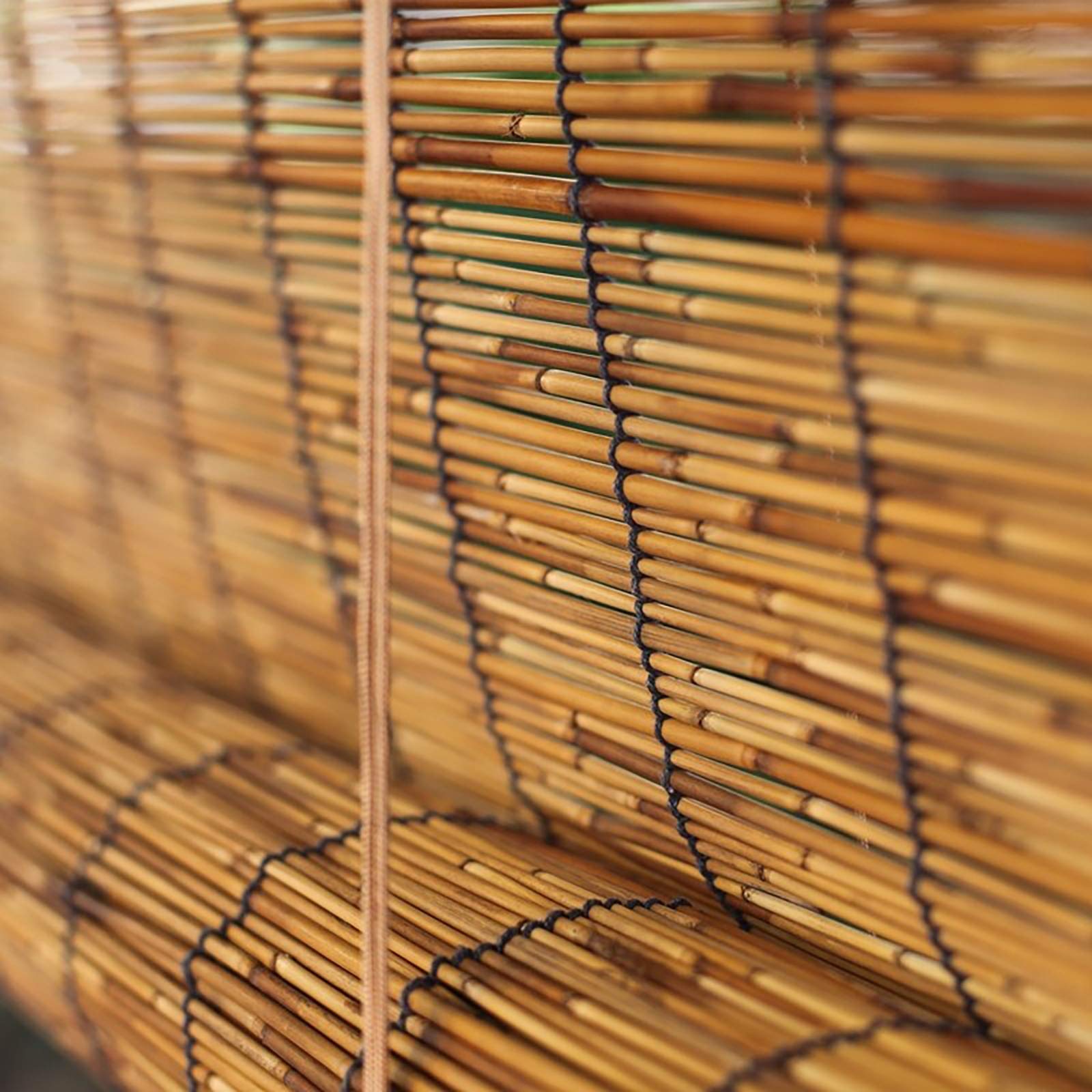 QWEASDF Naturalna żaluzja Reed, roleta bambusowa, parasole przeciwsłoneczne, naturalne zasłony Reed, ochrona przed promieniowaniem UV, wodoszczelna, przepuszczająca powietrze, do użytku na zewnątrz, do wnętrz, ogrodu, sypialni, 90 x 250 cm