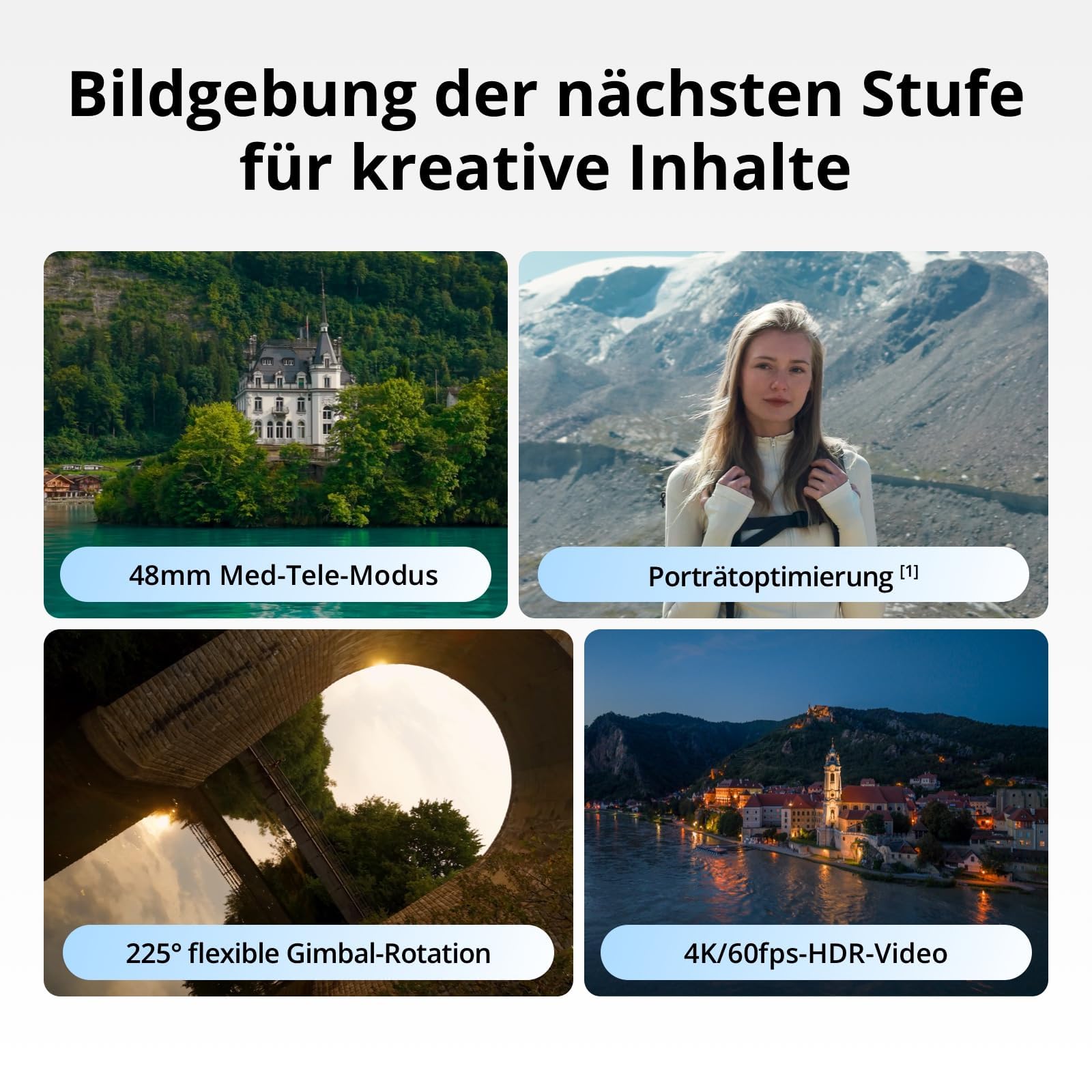 DJI Mini 5 Pro Fly More Combo mit DJI RC 2 Bundle, 4K Drohne mit Kamera für Anfänger, C0-Zertifiziert, 1-Zoll CMOS, Hinderniserkennung, 225°-Gimbal-Rotation (Mini 5 Pro Fly More RC2)