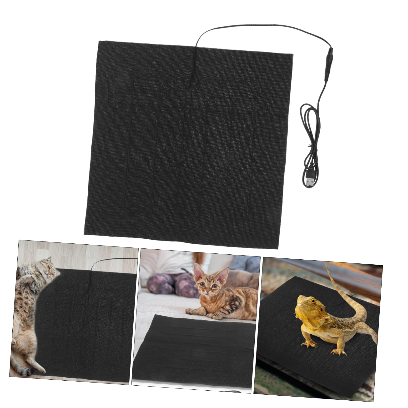 VANZACK Djustable Pet Warm Cushion Snake Heating Pad Pet Supply Warm Mat for Cold Environment