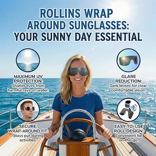 Miniatura 4 de Rollens Post Mydriatic - Gafas de sol desechables enrollables con 100% protección UV (50 unidades) - Fabricado en los Estados Unidos