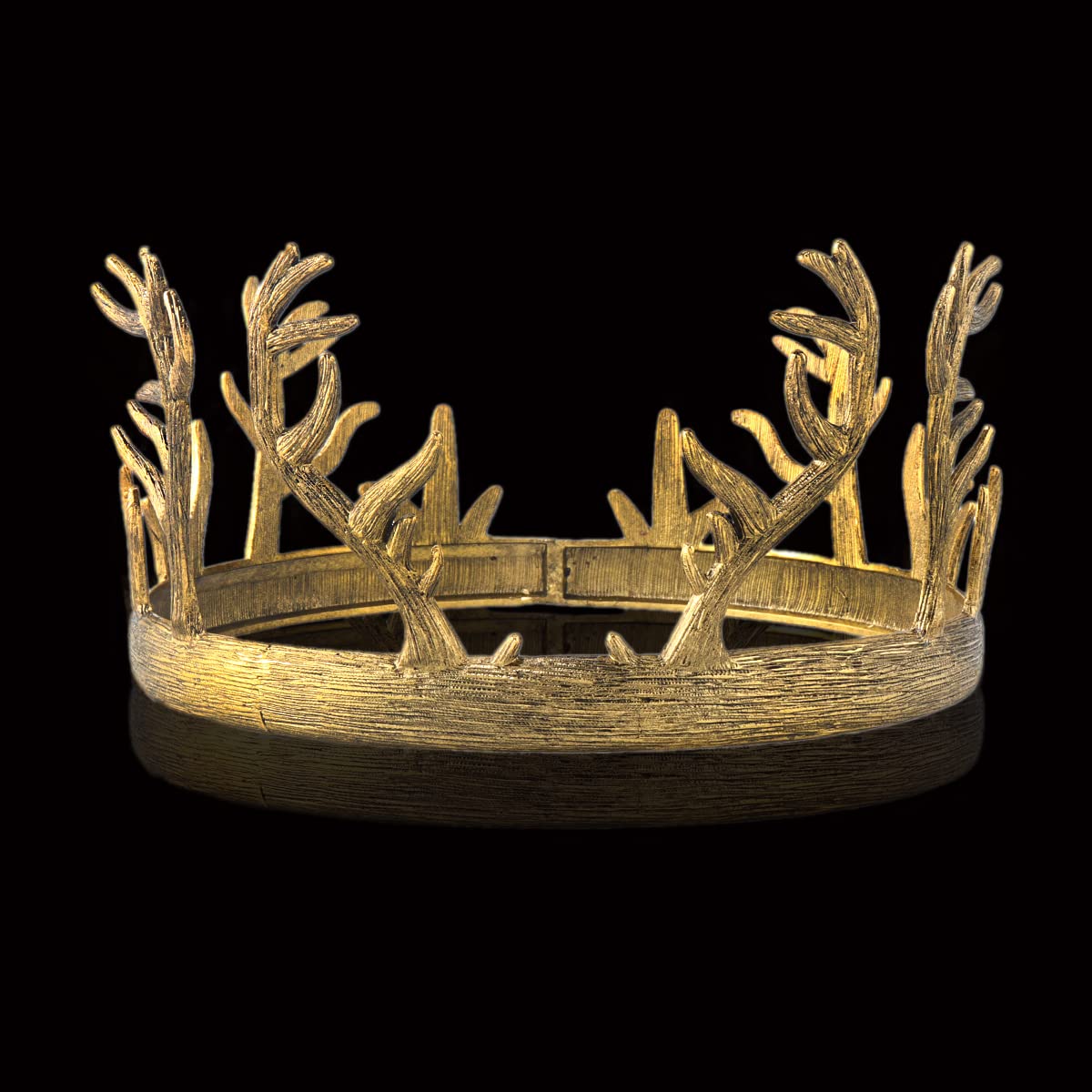 Couronne ronde en métal pour concours de beauté, anniversaire, mariage, Halloween, Medium, metal