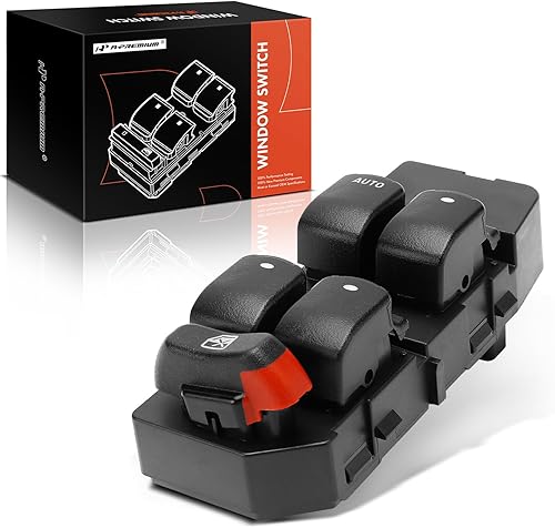 A-Premium Master - Interruptor eléctrico de ventana compatible con Pontiac G6 2005 2006 2007 2008 2009, lado delantero izquierdo del conductor,