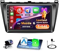 Inefala 9" Android 15 Autórádió Mazda 6 Atenza 2007-2012 CarPlay GPS Bluetooth 1