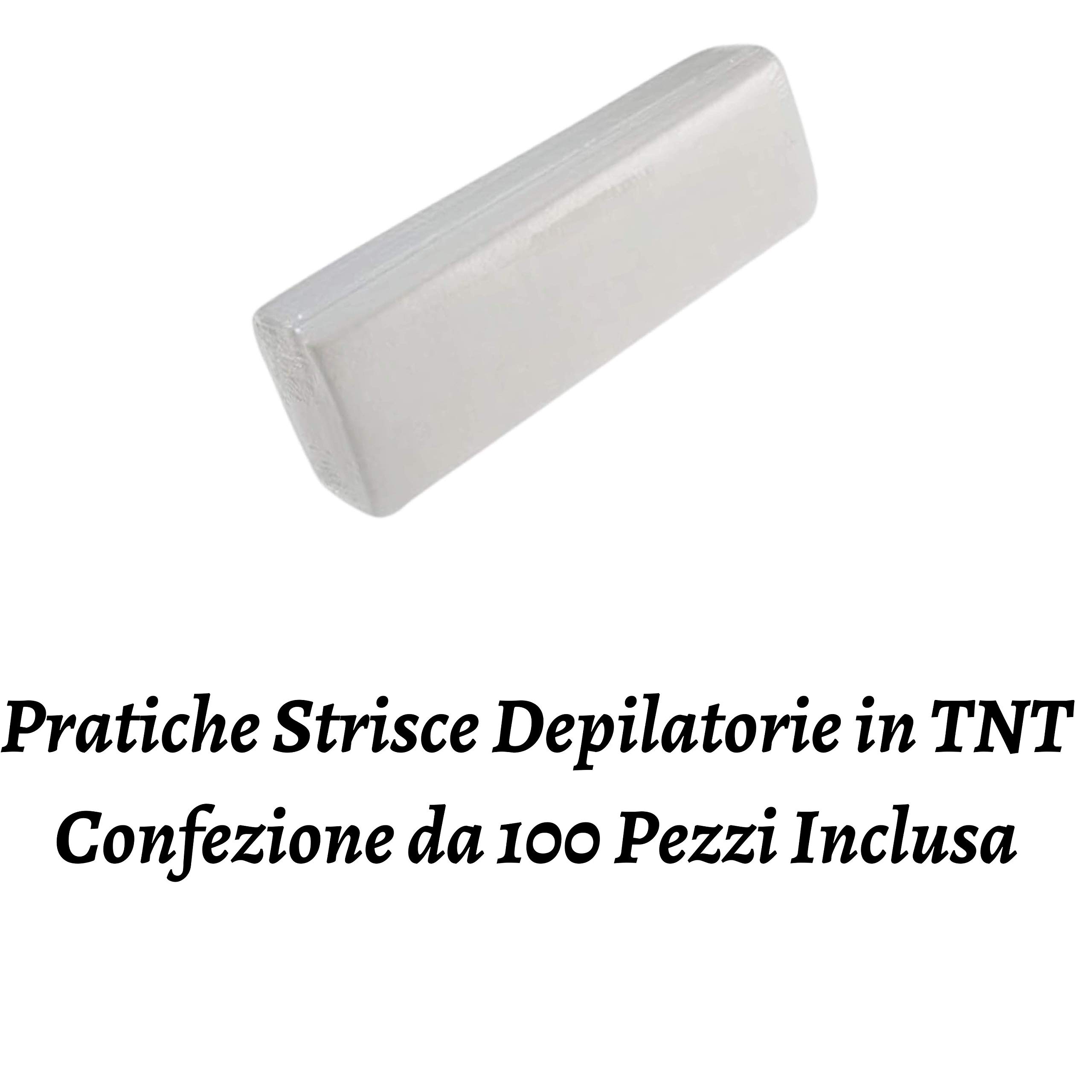 Strisce Depilatorie Gambe con Cera Depilatoria Barattolo Miele Ceretta a Caldo Kit Ceretta Ceretta Viso 100 Strisce per Ceretta Depilazione Donna Cera per Ceretta Ceretta a caldo Kit Completo Set Cera