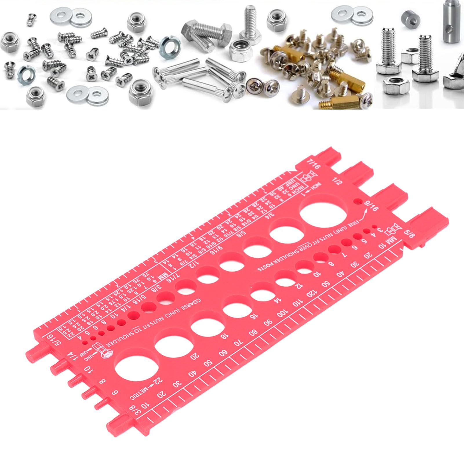 Jauge De Filetage Pour Taille De Boulons - Règle De Mesure De