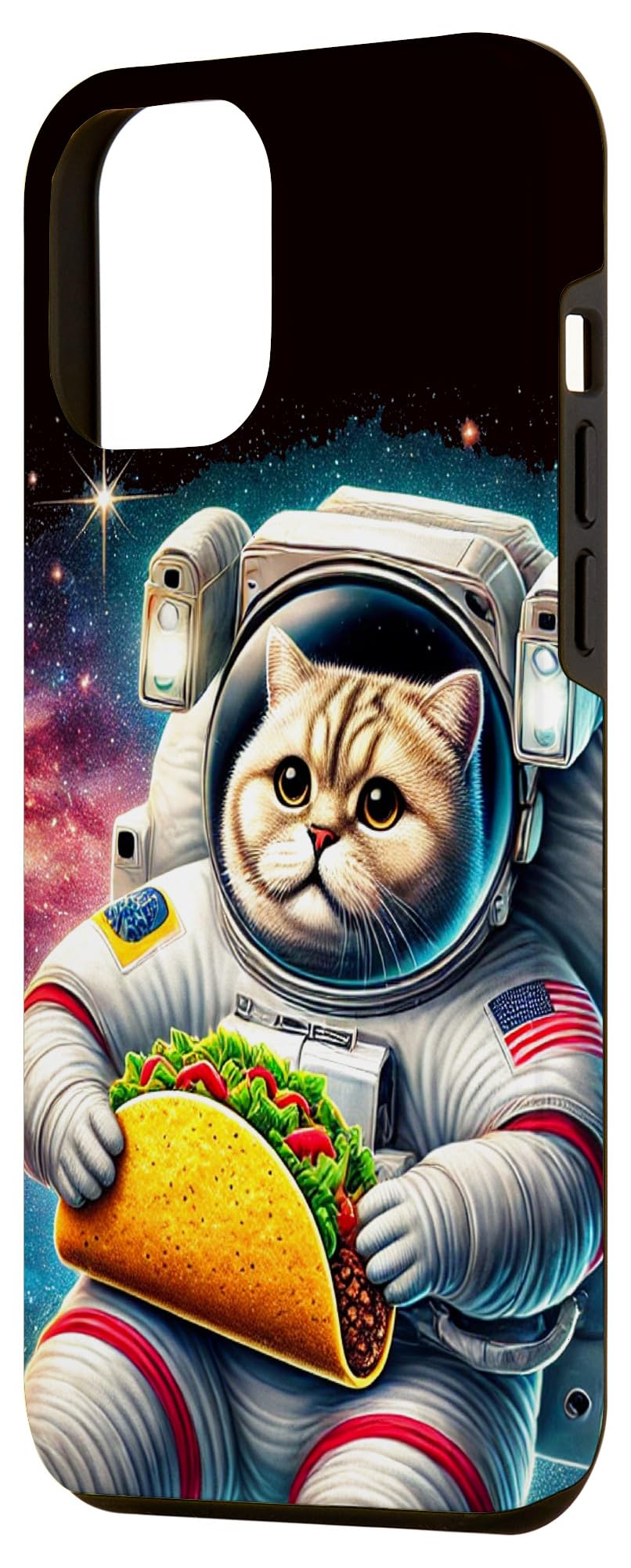 iPhone 12 Pro Max Crazy Space Taco Fat Fat Cat Funny Case - Image 2