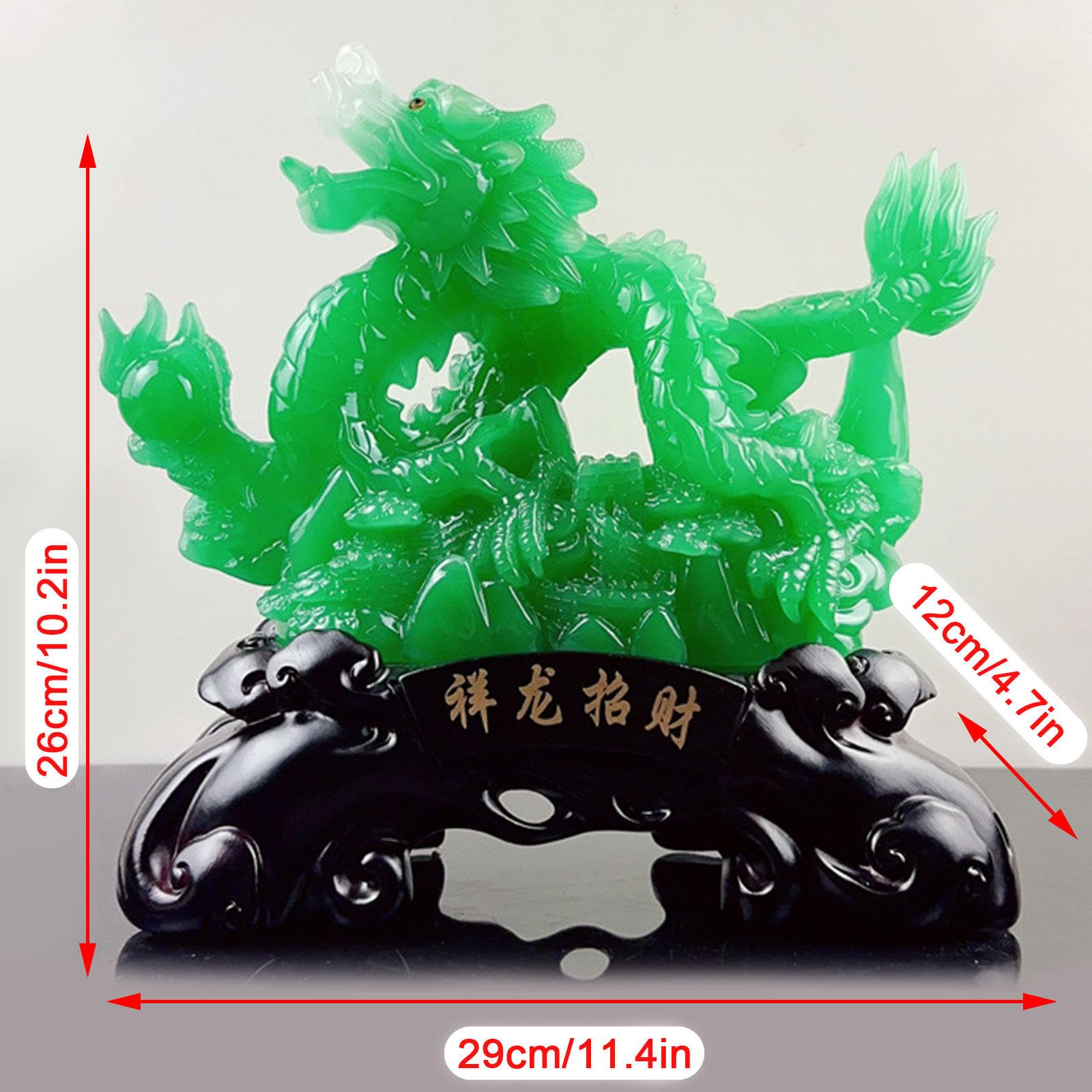 Drachenornament, Drachenfiguren aus Kunstharz, Dekoration for Zuhause oder das Büro