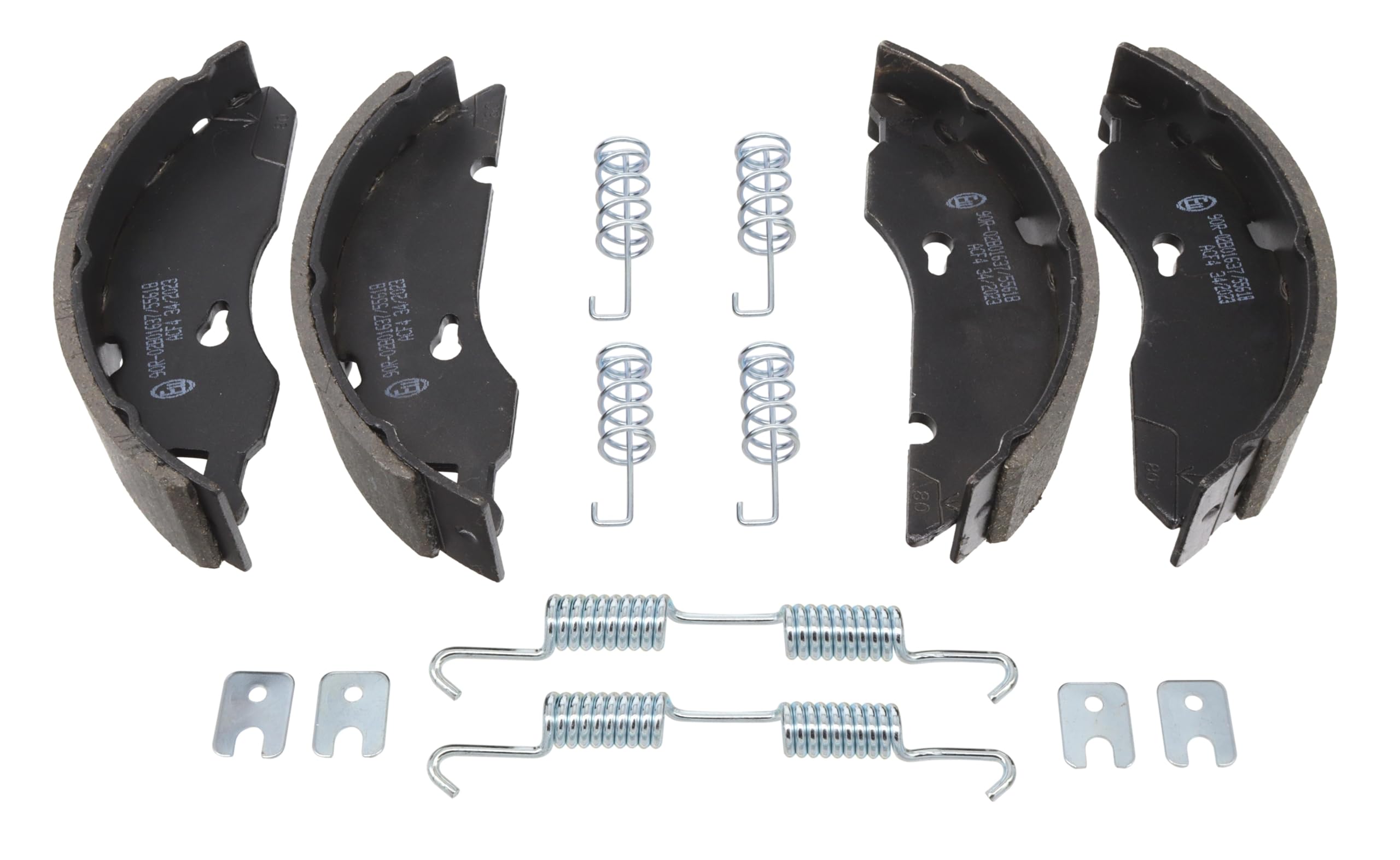 trailer parts4u Juego de zapatas de freno de 160 x 35 para Alko 1635 1636 1637 Juego de pastillas de freno