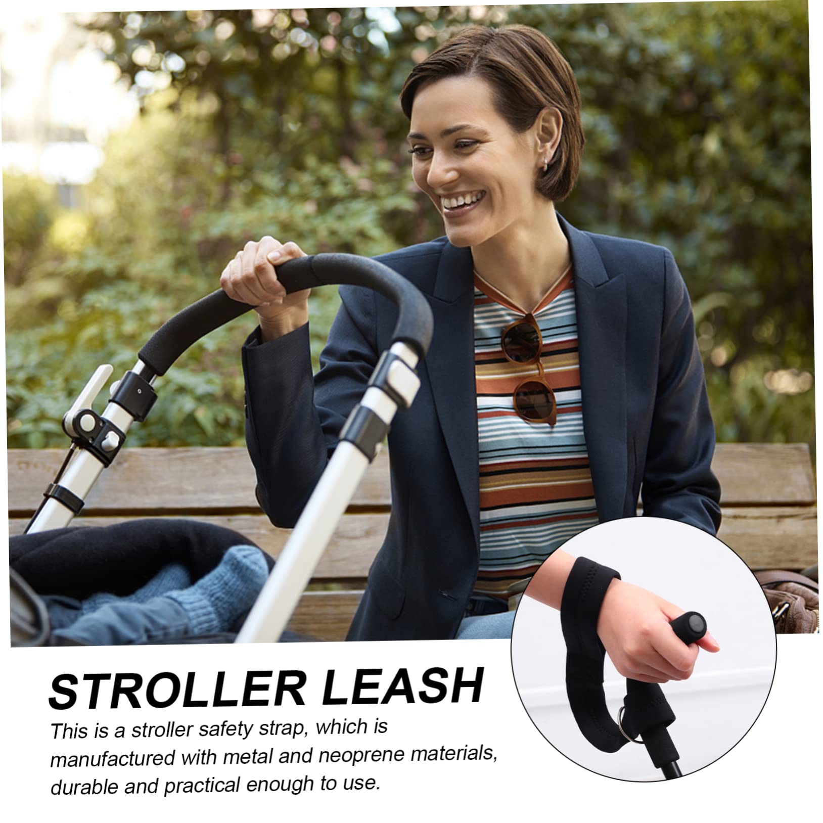 Yardwe 6 Pezzi Cinturino Polso Sicurezza Passeggino Neoprene Antiscivolo per All Aperto Protezione Smarrimento per Passeggiate Sicure
